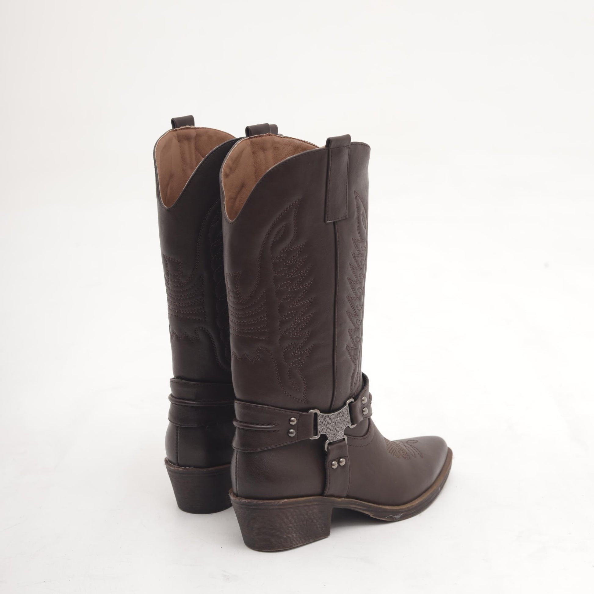 STIVALE TEXANO GHETTA TESTA DI MORO MP2737-4PUTM CHOCOLA