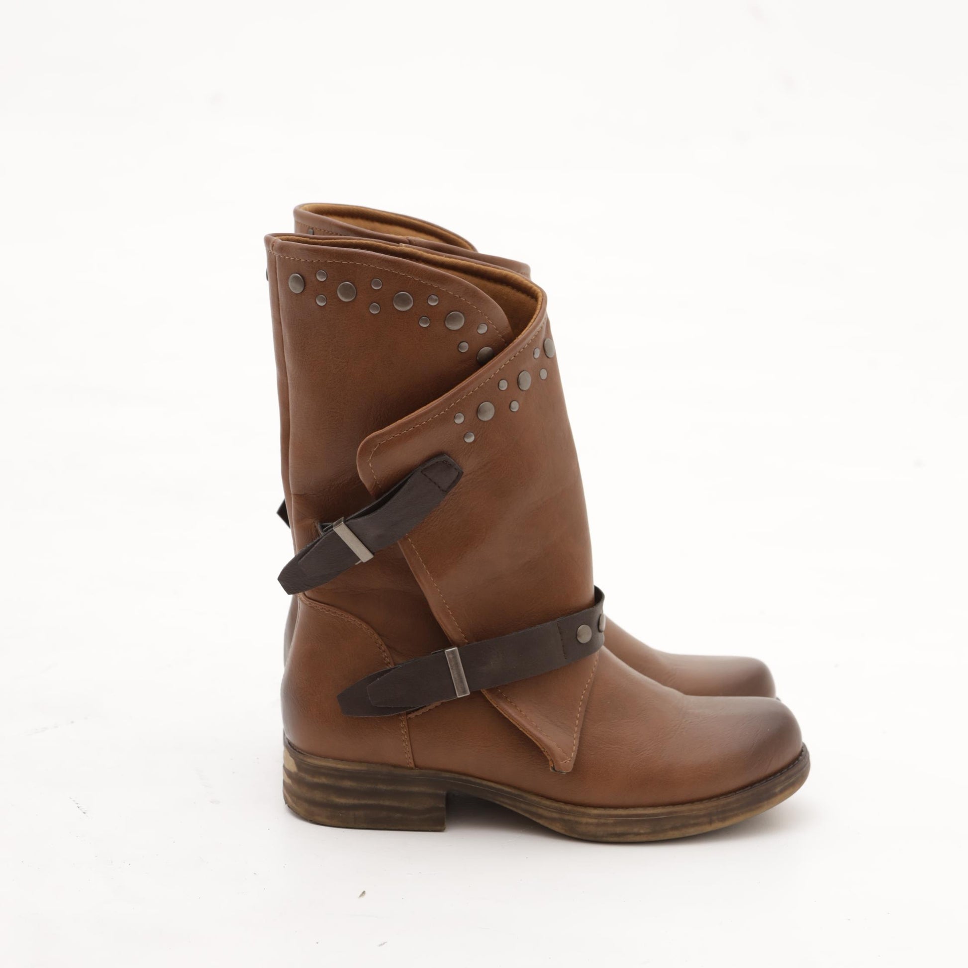 BIKER ASIMMETRICI MARRONE MP647-2PUMARRONE CHOCOLA