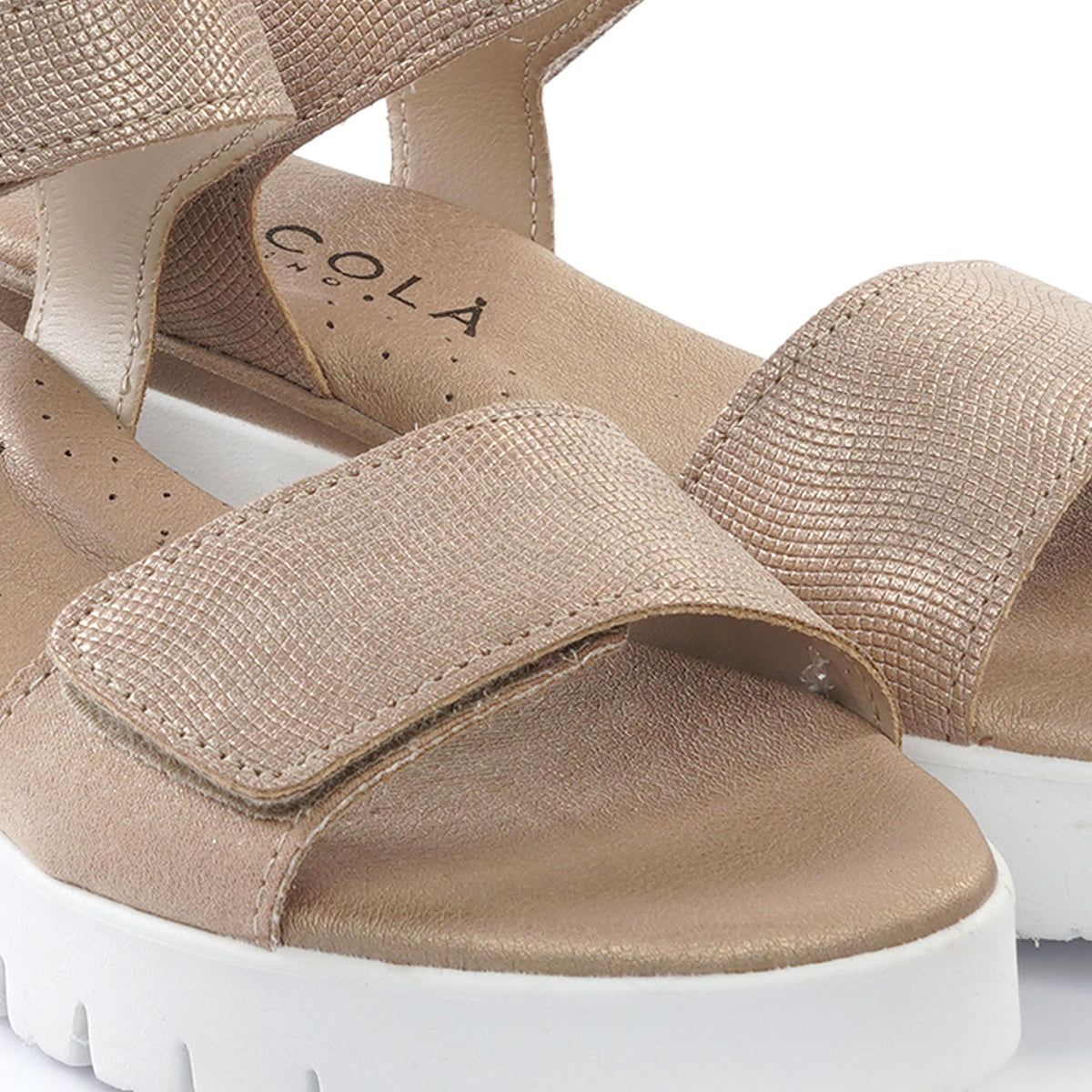 SANDALO  ZEPPA FASCIA SIRENA CUOIO<BR/> 