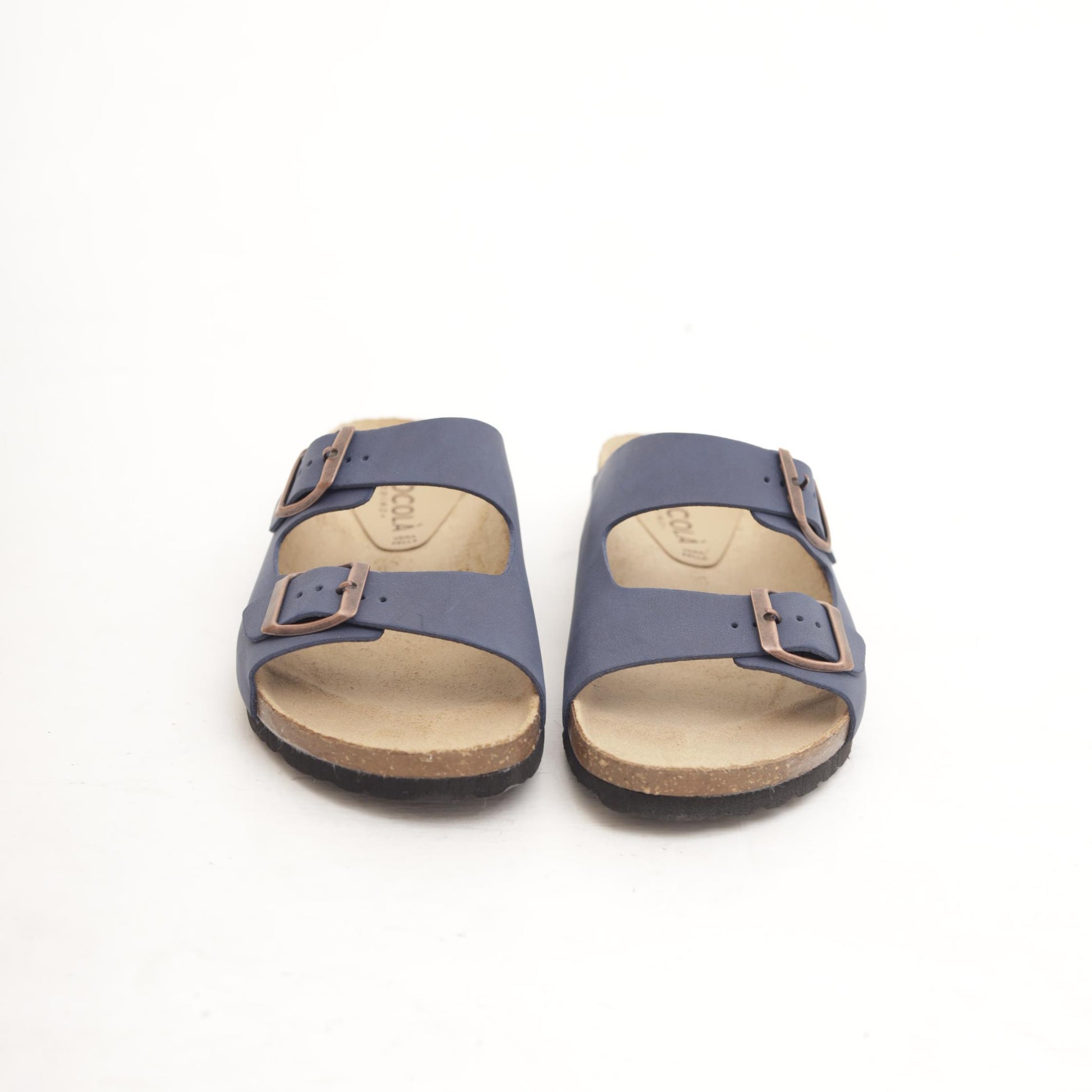SANDALO BIO DOPPIA FASCIA BLU 