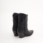 STIVALETTO TEXANO RICAMO STARS NERO 