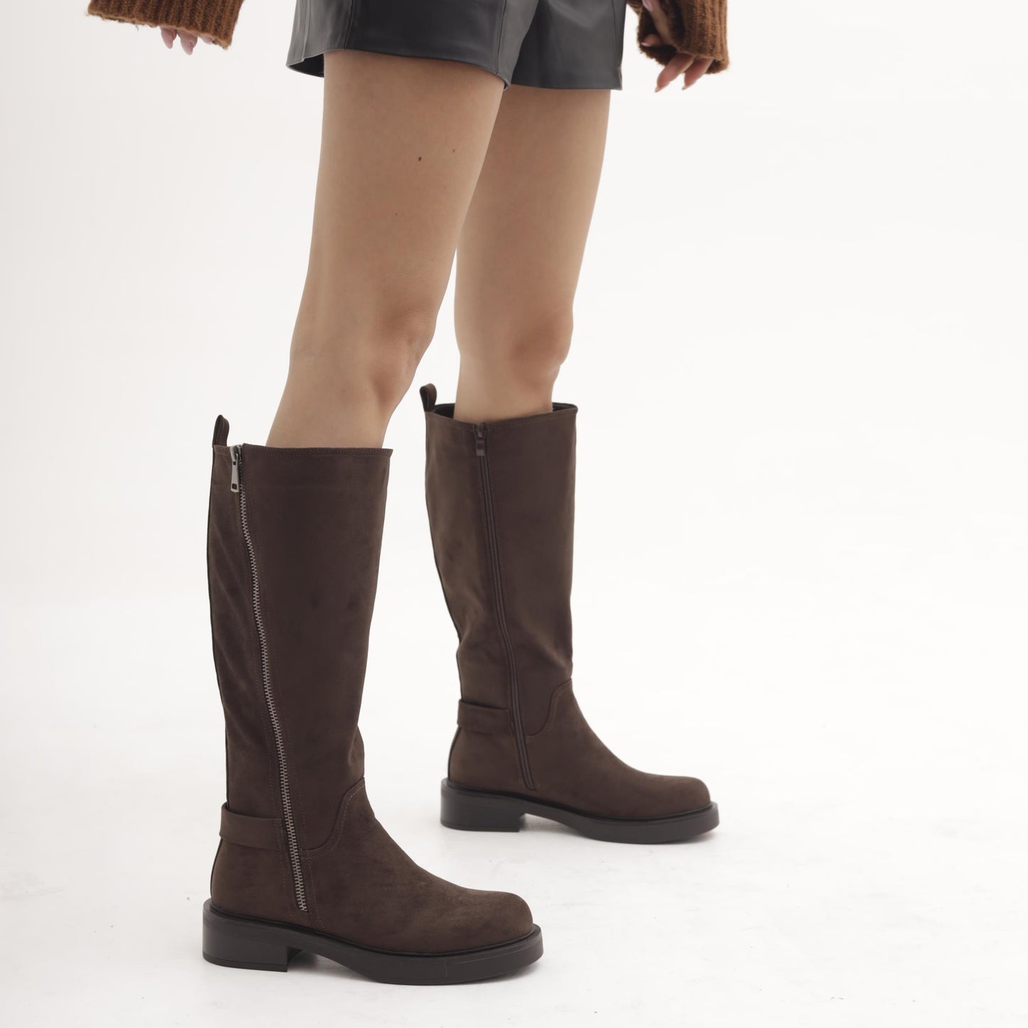 STIVALE ZIP ESTERNA TESTA DI MORO MP2744-3PUTM CHOCOLA