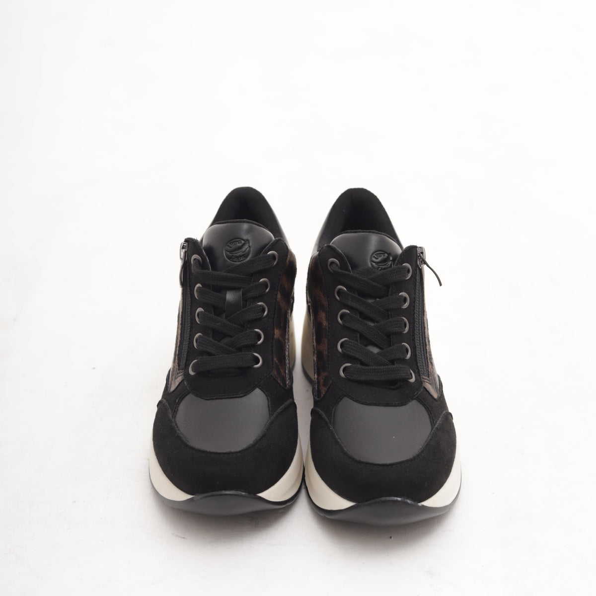SNEAKERS ALTA ZIP NERO 