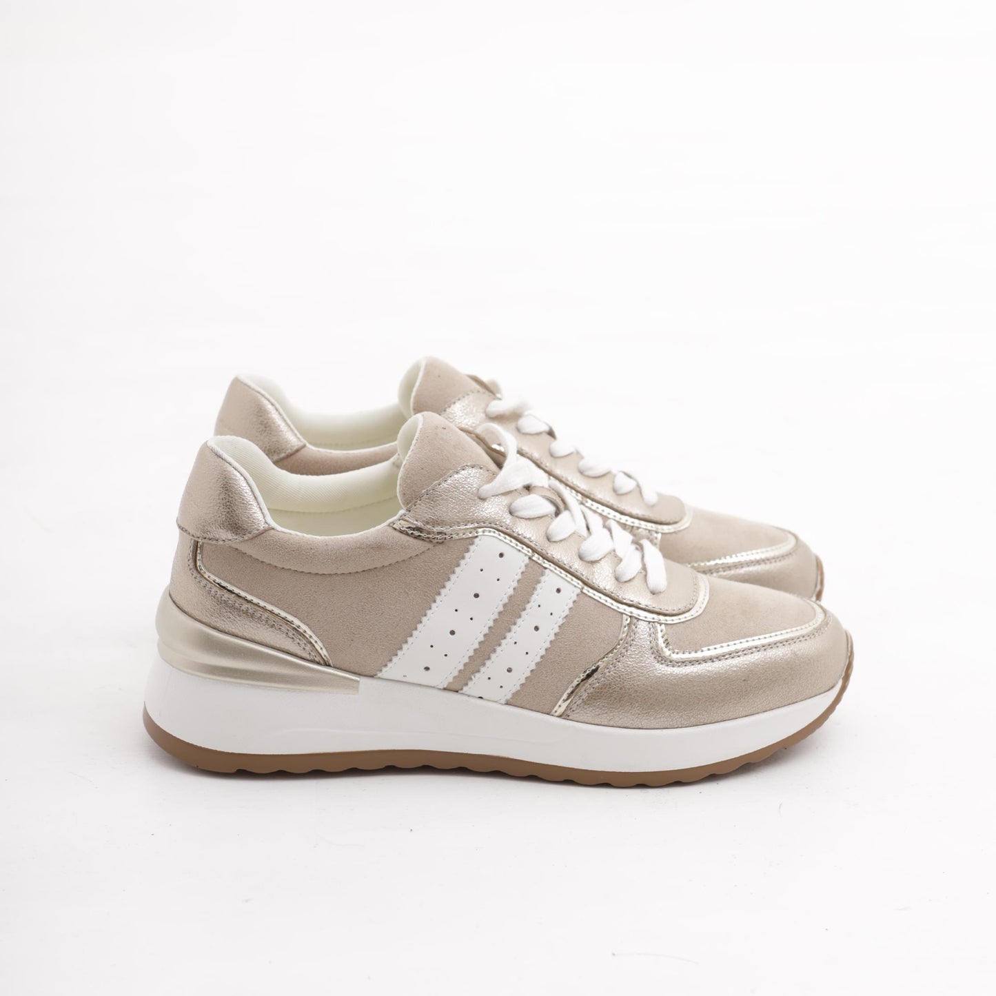 SNEAKERS RUNNING ALTA PLATINO<BR/> 