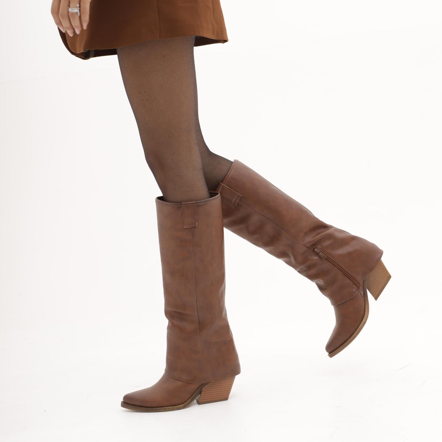 CAMPEROS ALTO RISVOLTATO MARRONE MP627PUMARRONE CHOCOLA