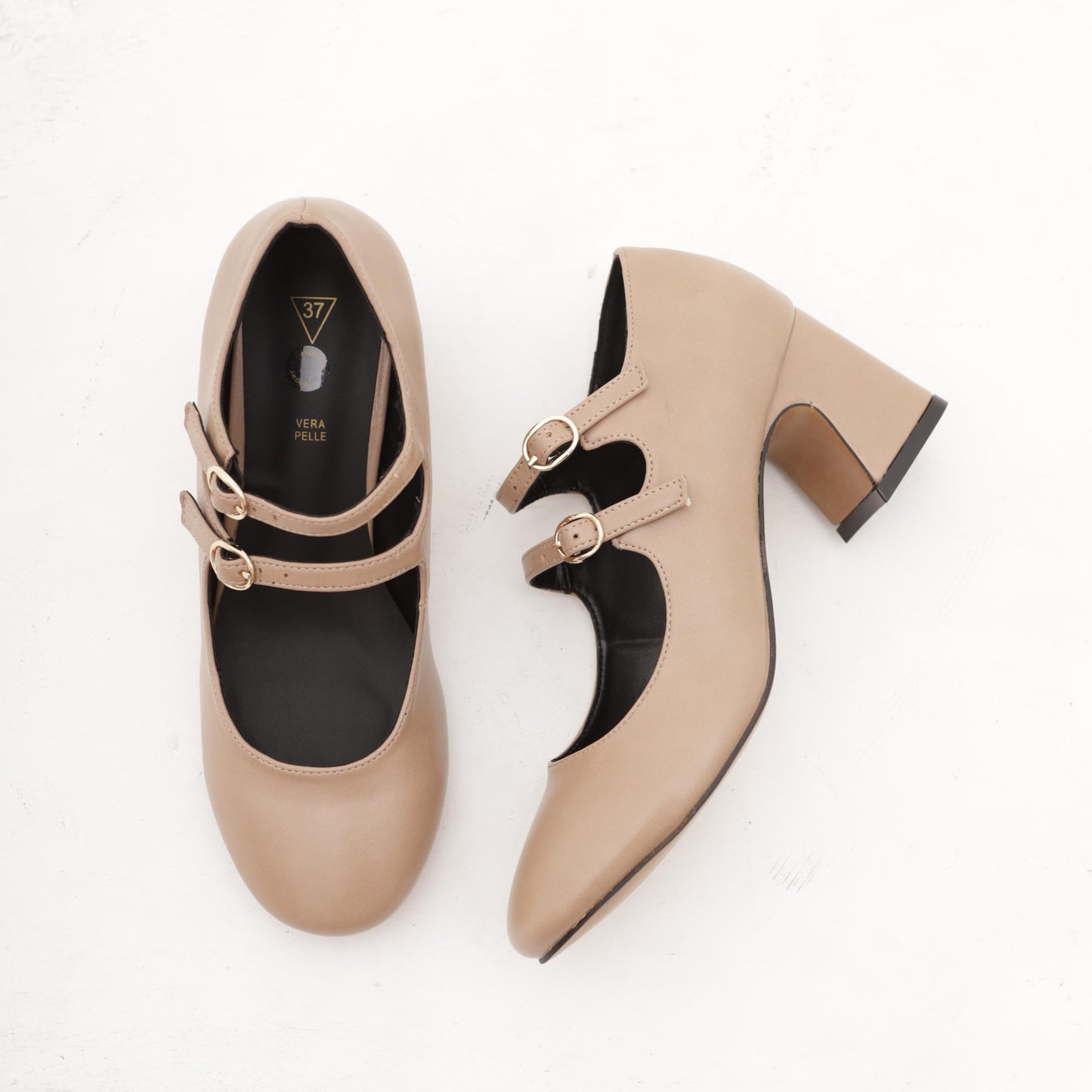 MARY JANE 2 CINTURINI TORTORA MP70012-1PUT CHOCOLA