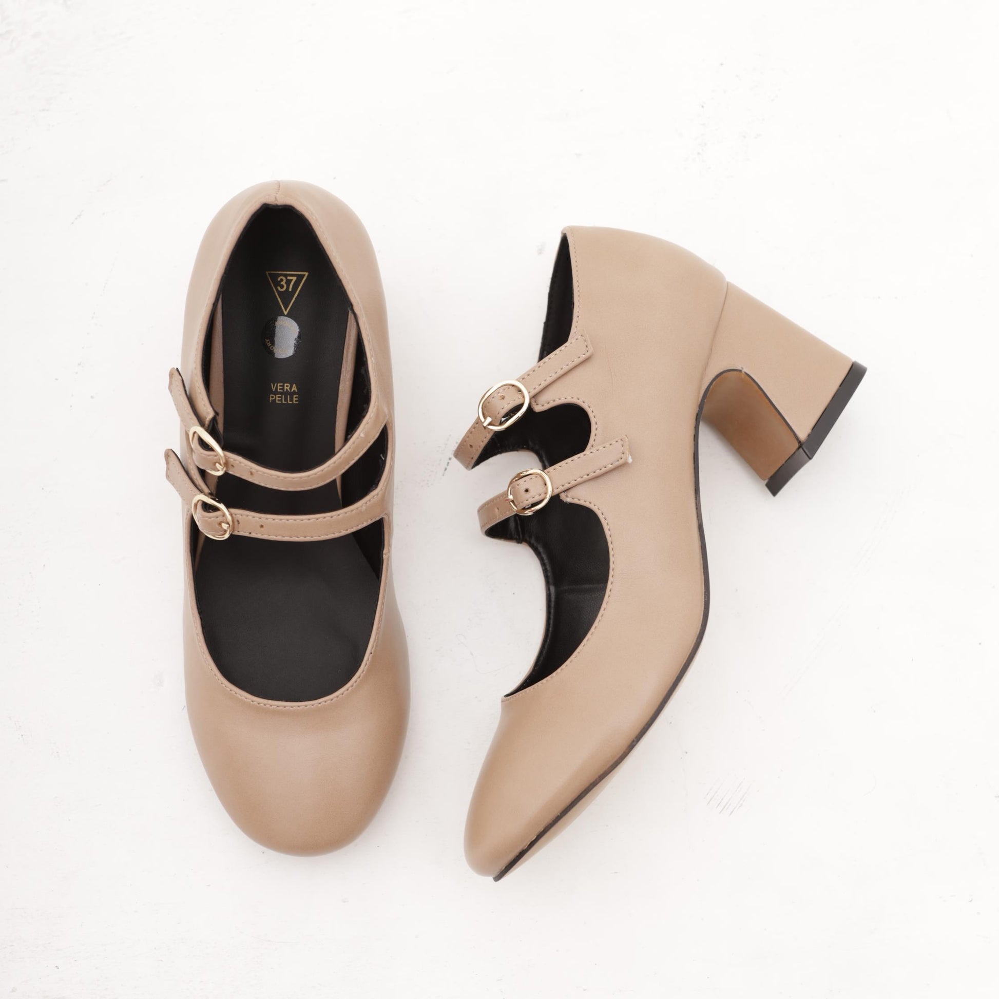 MARY JANE 2 CINTURINI TORTORA MP70012-1PUT CHOCOLA