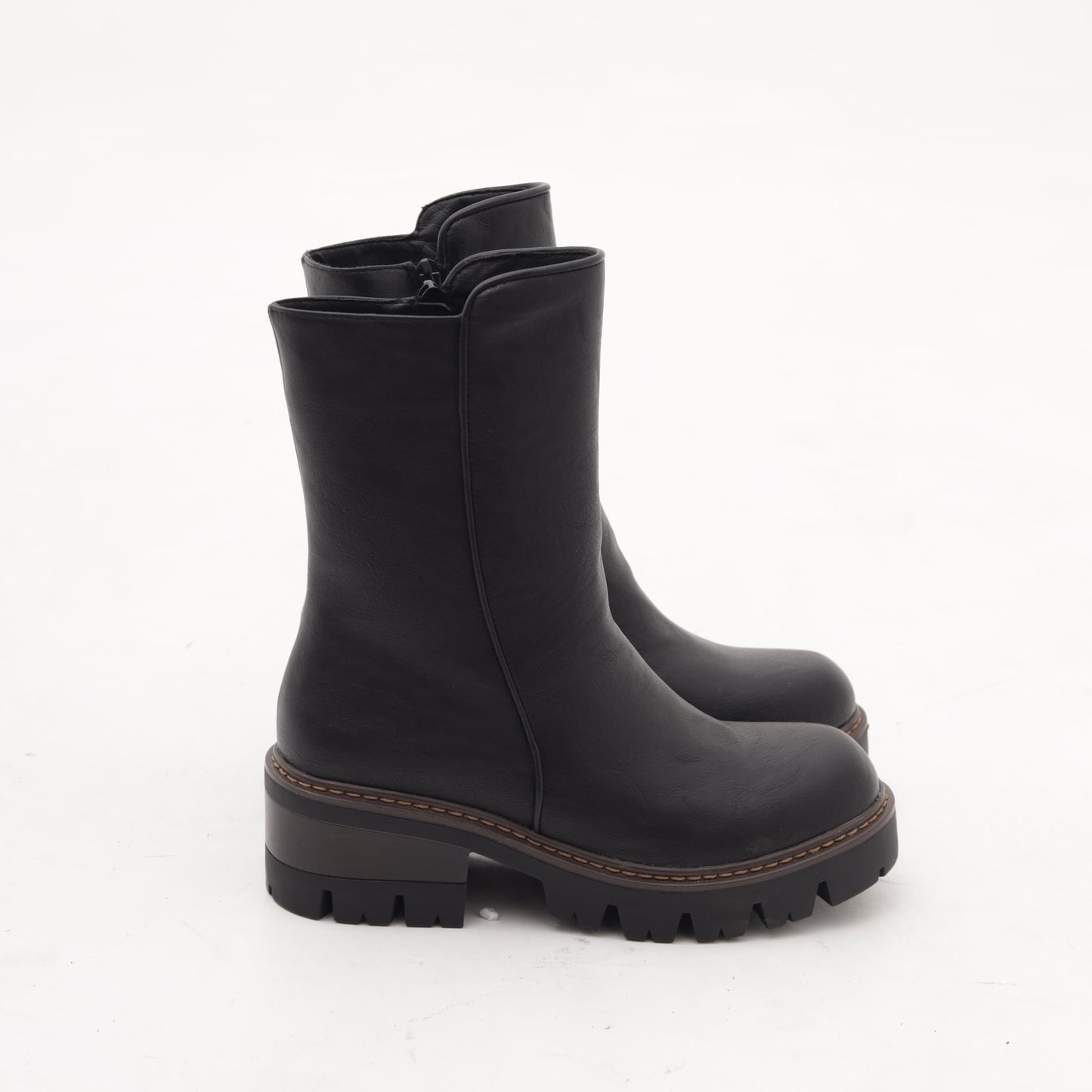 STIVALETTO LISCIO NERO MP652-2PUNERO CHOCOLA