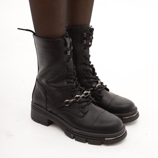 ANFIBIO CATENA CHOCOLA' NERO MP710-3PUNE CHOCOLA