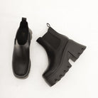 STIVALETTO ELASTICI BASSO PLATFORM NERO 