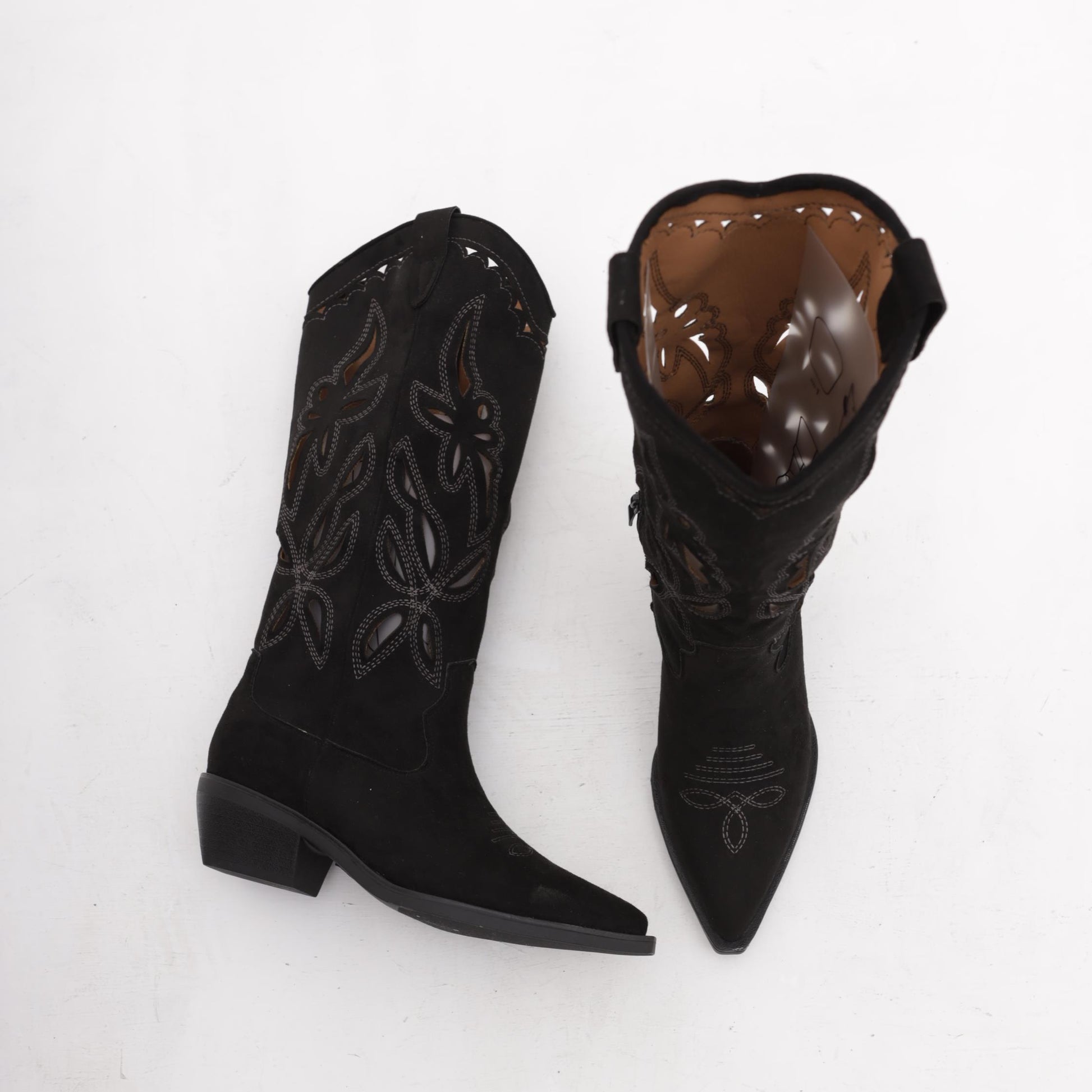 TEXANO RICAMO FORATO NERO<BR/> 