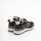 SNEAKERS ZIP NERO 