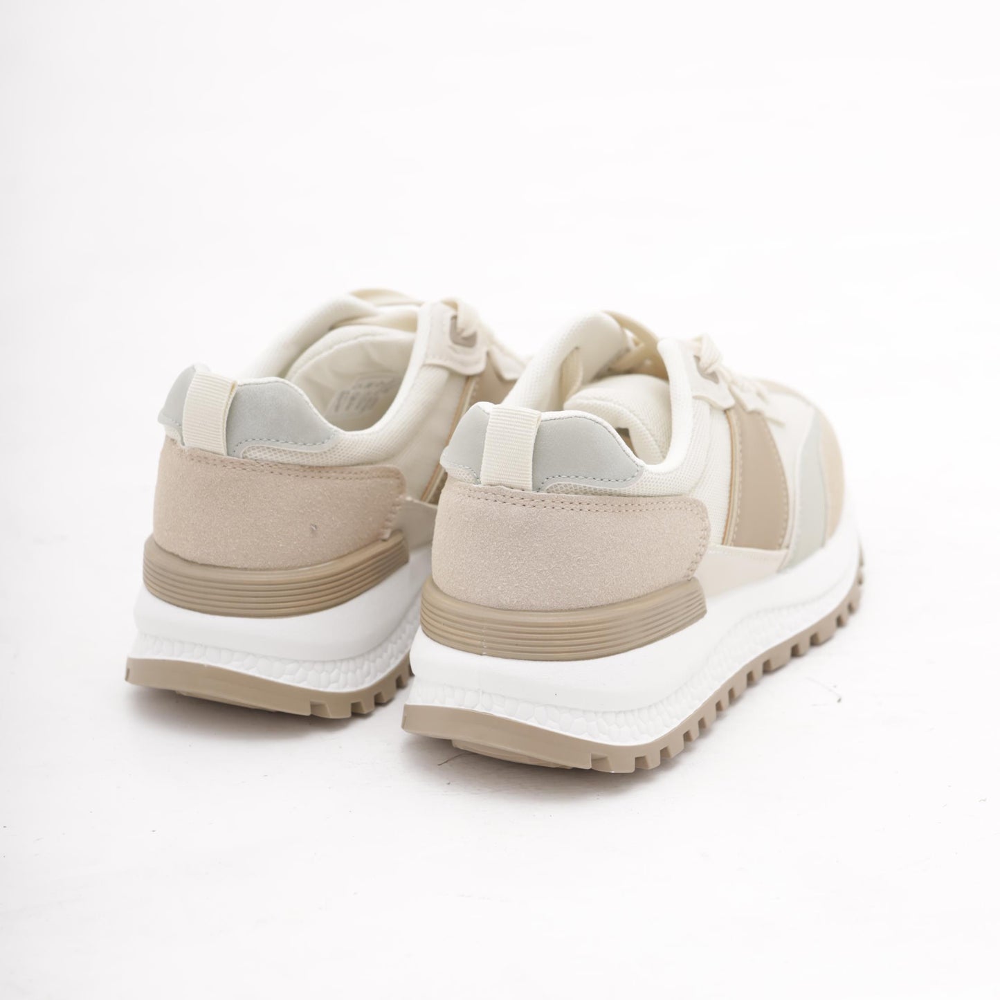 SNEAKERS RUNNING BEIGE<BR/> 