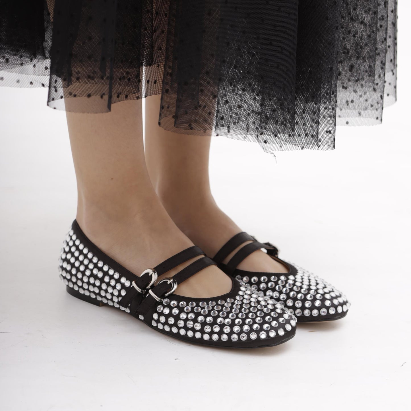 BALLERINA STRASS NERO 