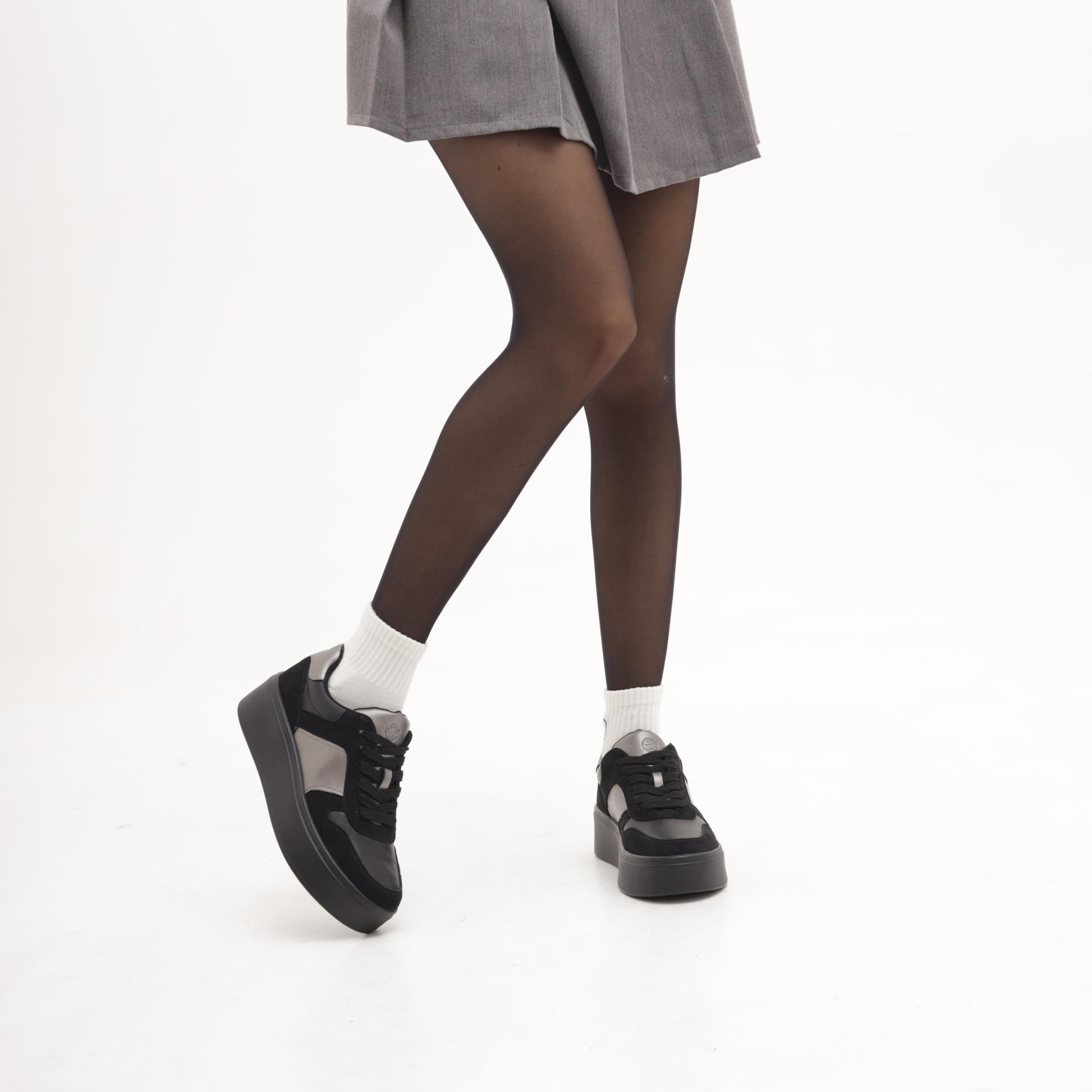 SNEAKERS PLATFORM NERO MP2736-1PUNE CHOCOLA