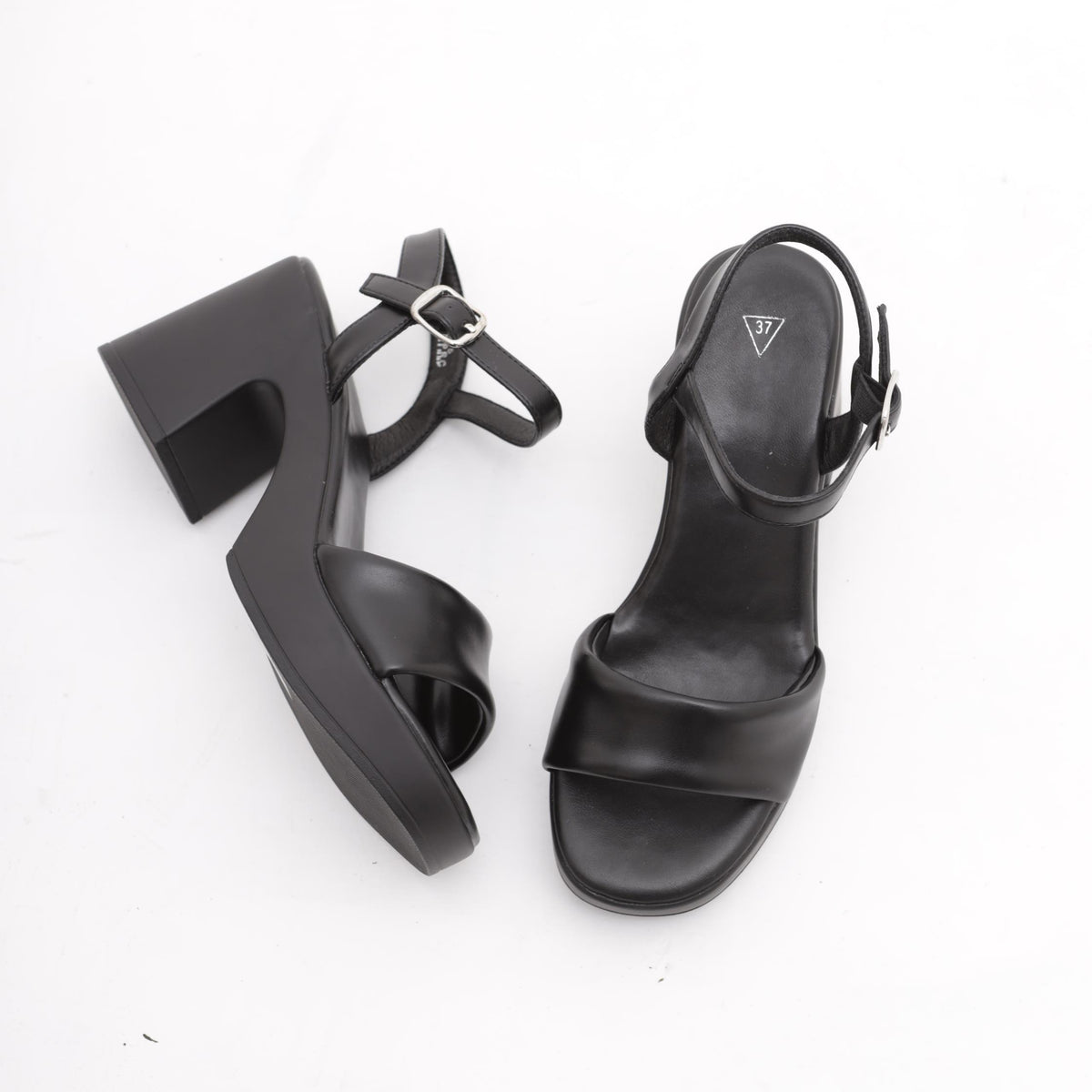 SANDALI CINTURINO NERO 