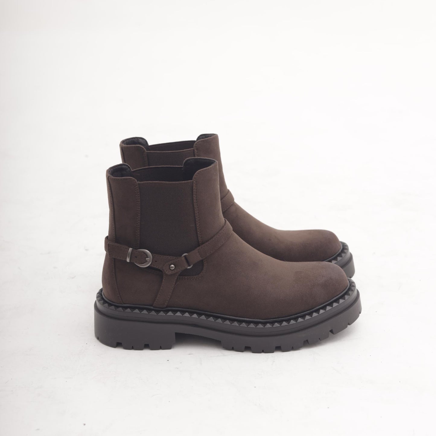 STIVALETTO BASSO ELASTICO E GHETTA TESTA DI MORO 