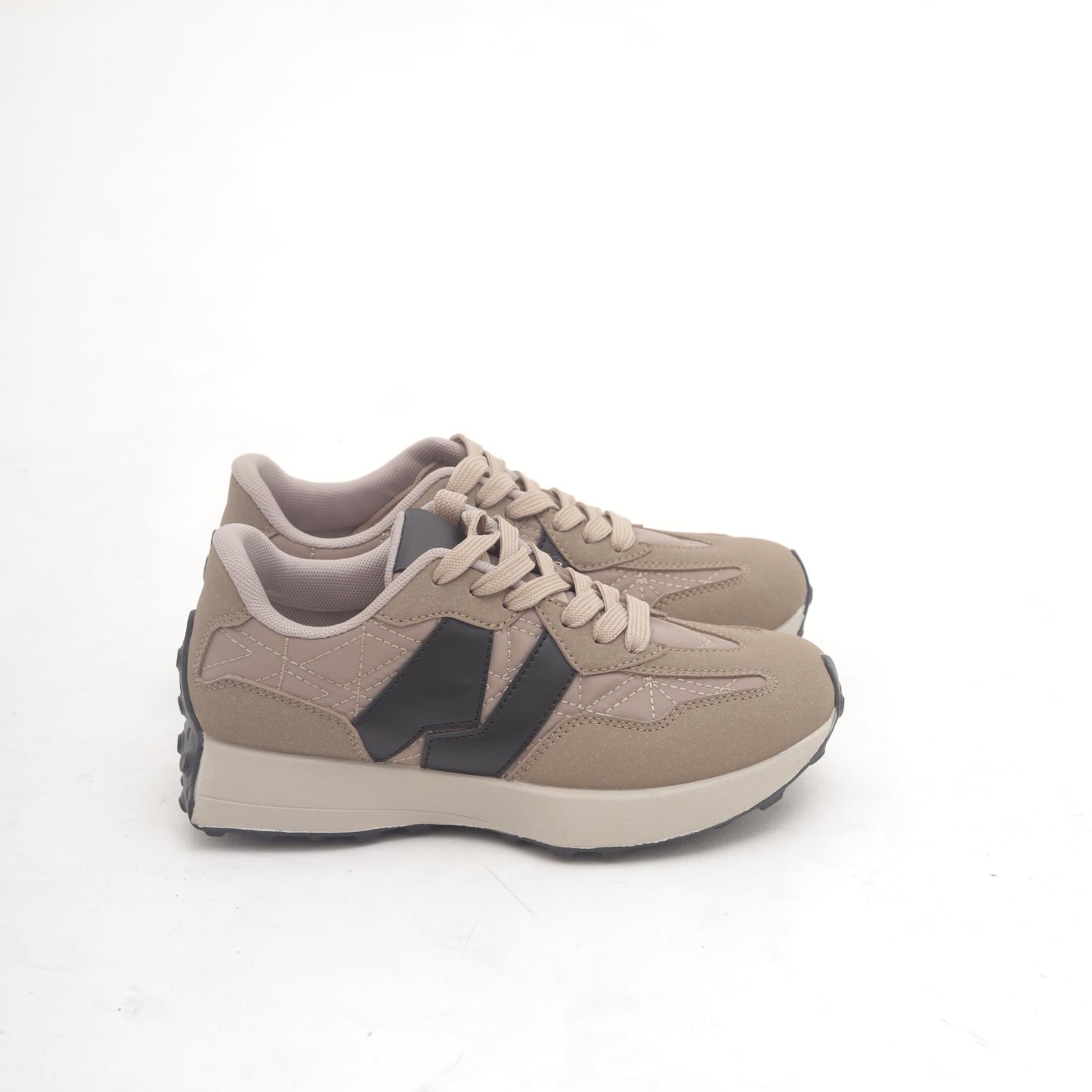 SNEAKERS RUNNING RETRO BEIGE 