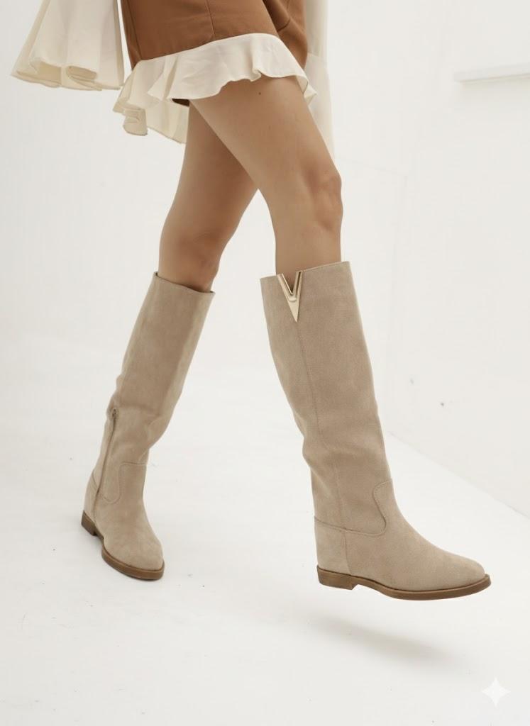 STIVALE ALTO DETTAGLIO V TORTORA LY81-7MFTA CHOCOLA