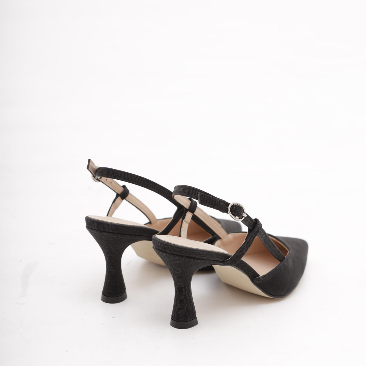 SLINGBACK CHIFFON NERO 