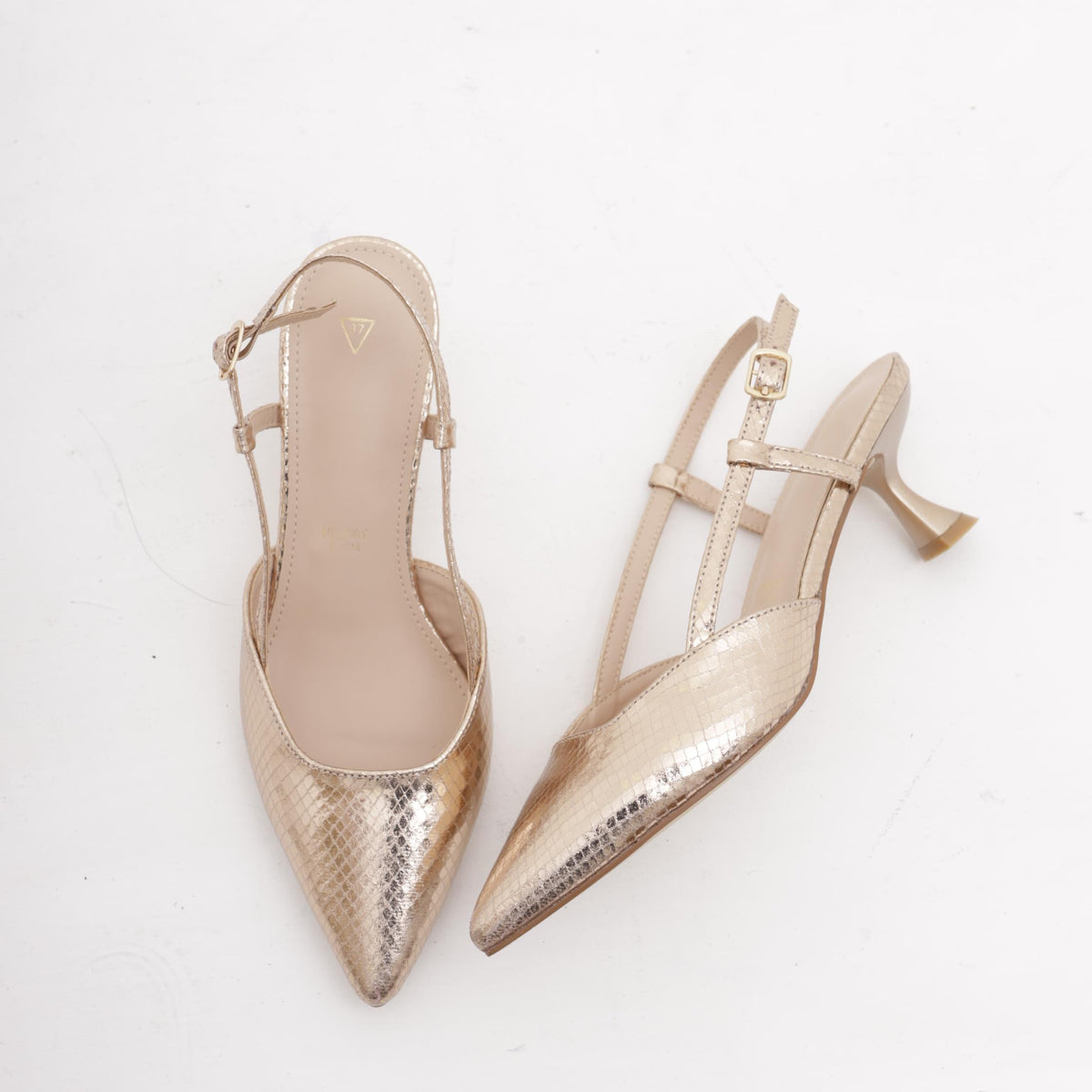 SLINGBACK SNAKE PLATINO 
