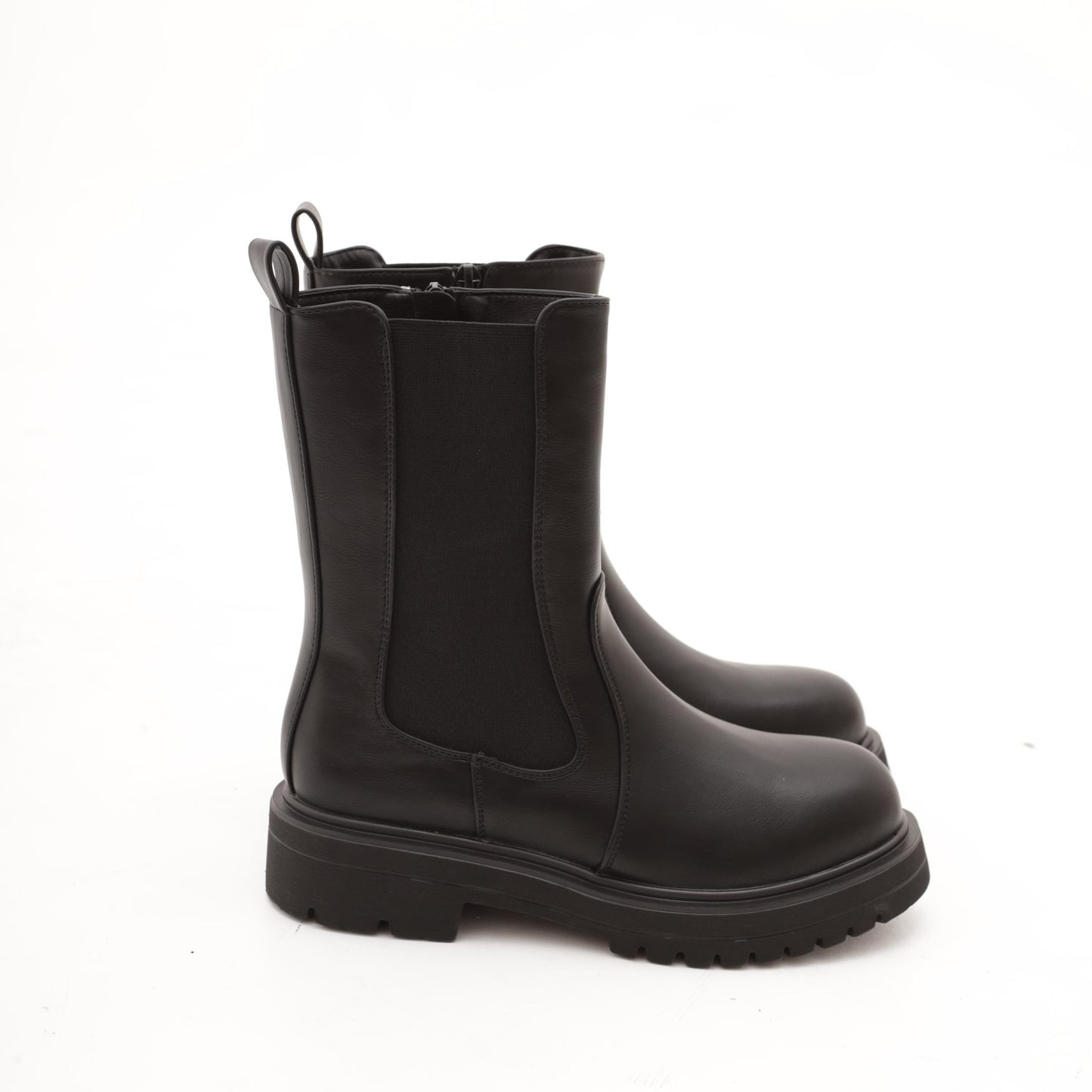 STIVALETTO ELASTICI ALTO NERO 