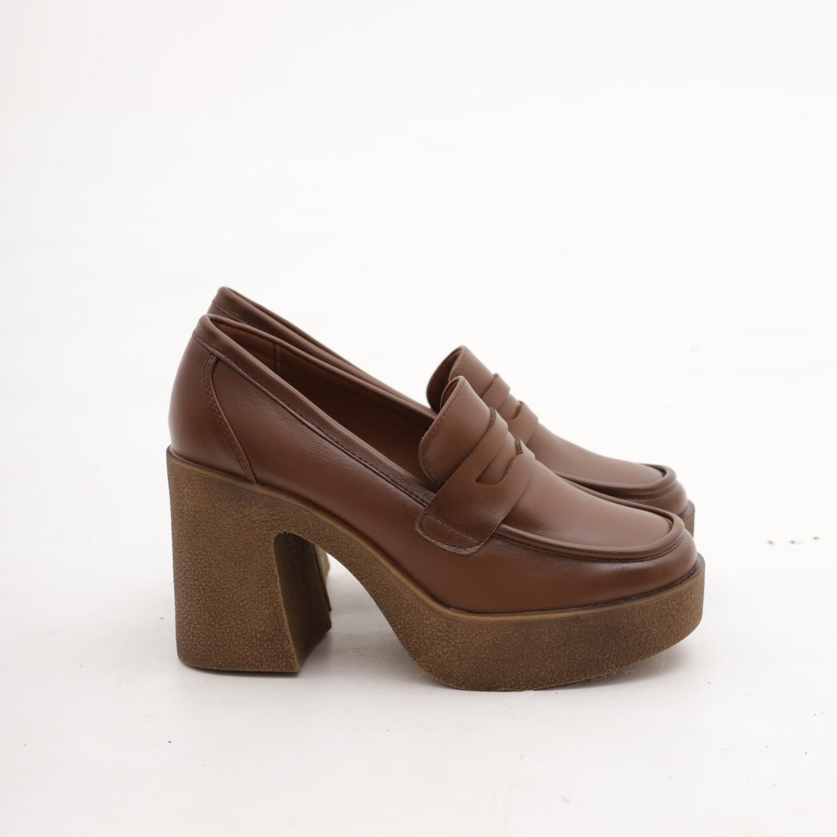 MOCASSINO CHUNKY LISCIO CUOIO 