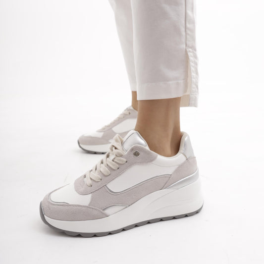 SNEAKERS ZEPPA BIANCO/GRIGIO<BR/> 