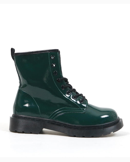 ANFIBIO 8 BUCHI VERNICE VERDE MT88ABPUVE CHOCOLA