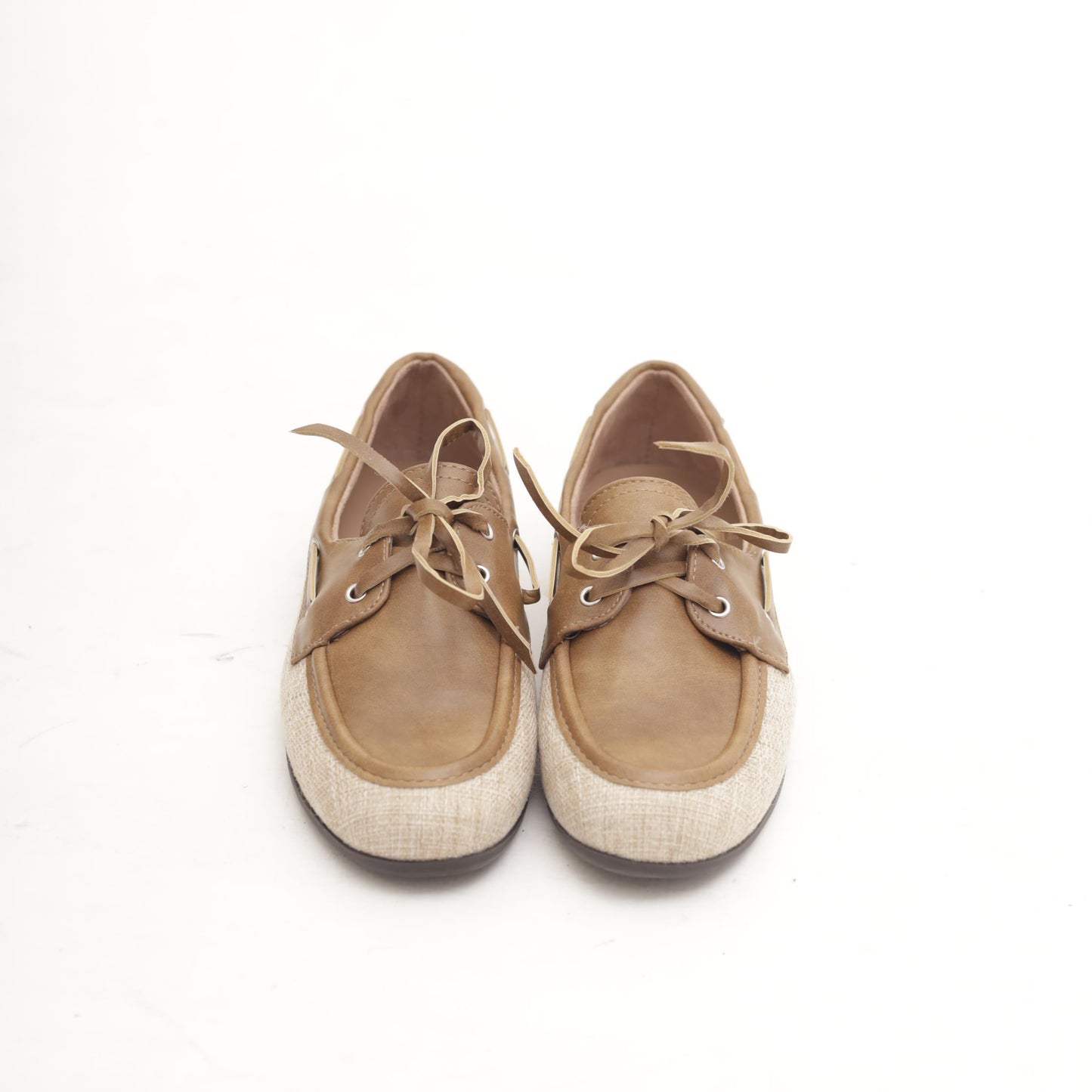 MOCASSINO VELA CANVAS CUOIO 