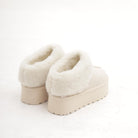 SLIPPER MAMMUT RISVOLTATO BEIGE 