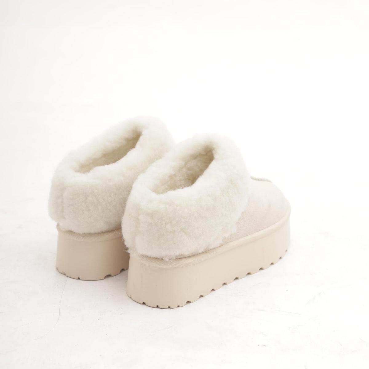 SLIPPER MAMMUT RISVOLTATO BEIGE 