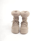 STIVALETTO MAMMUT LACCI TAUPE 