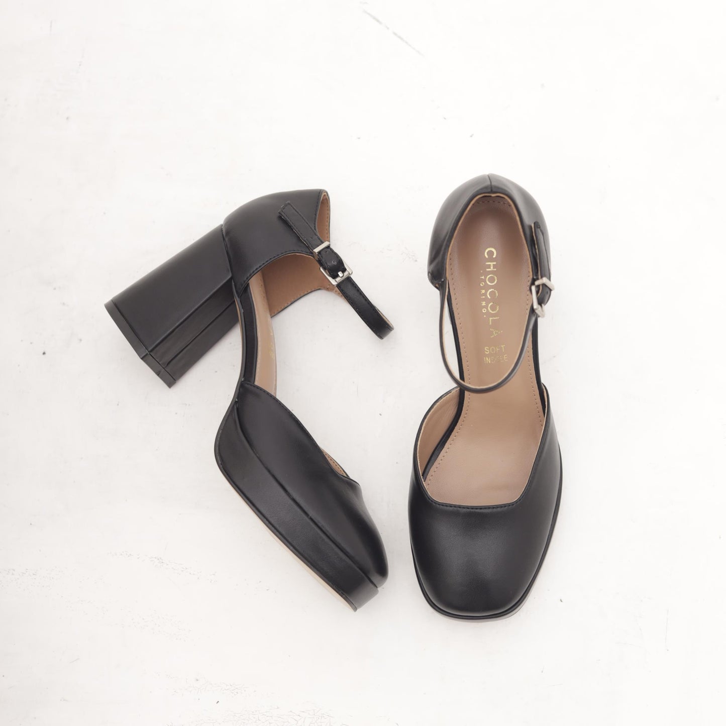 DECOLLETE' D'ORSAY PLATEAU NERO 