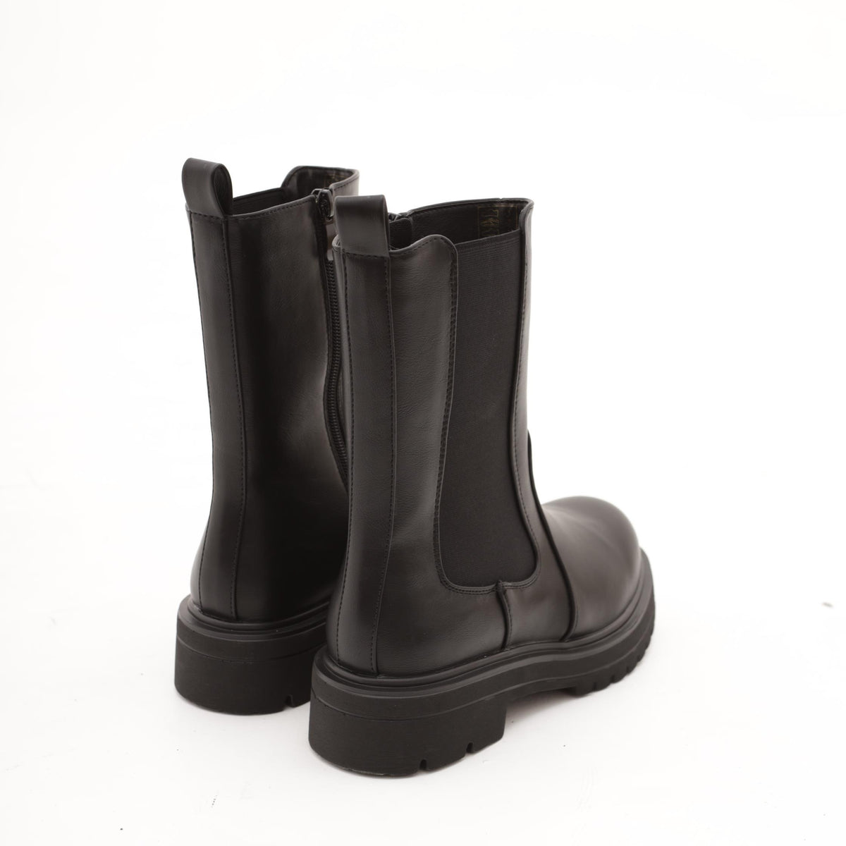 STIVALETTO ELASTICI ALTO NERO 