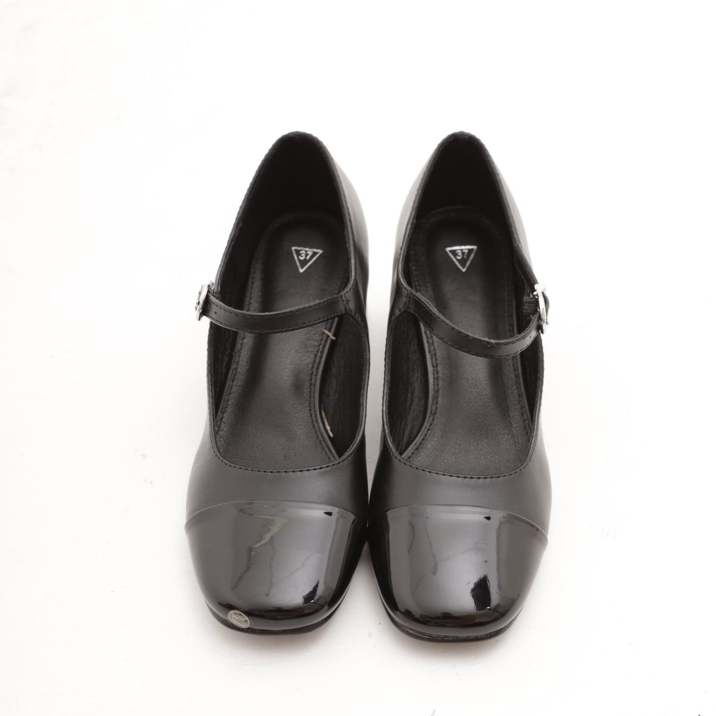 MARY JANE PUNTALE 1 CINTURINO NERO MP8002PUNE CHOCOLA