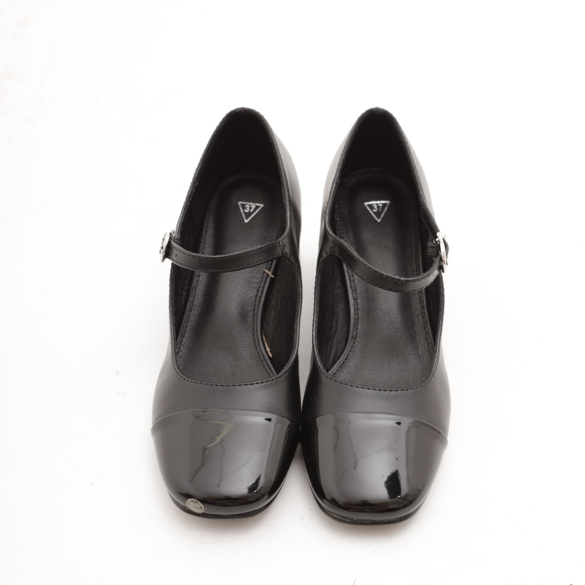 MARY JANE PUNTALE 1 CINTURINO NERO MP8002PUNE CHOCOLA