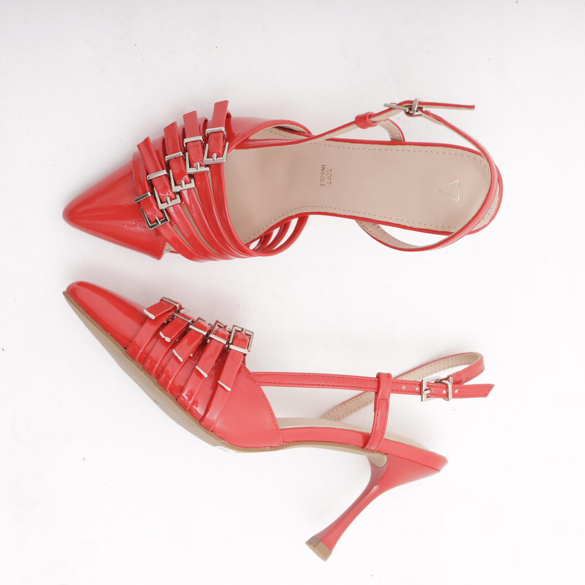 SLINGBACK CINTURINI ROSSO 