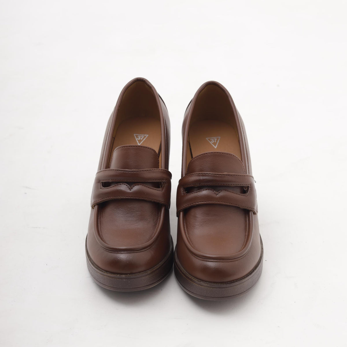 MOCASSINO TACCO MARRONE 