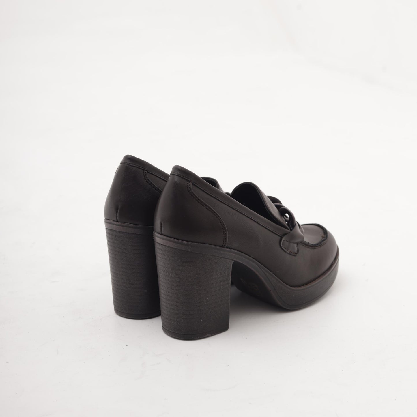 MOCASSINO TACCO CATENA TESTA DI MORO MP354-1PUTM CHOCOLA