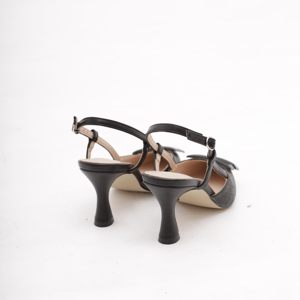 SLINGBACK CANVAS NERO 