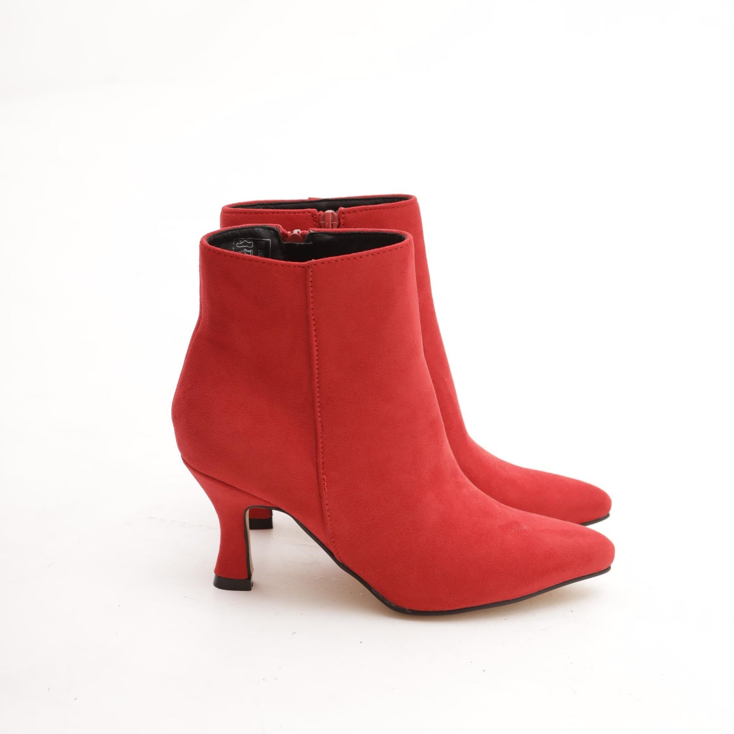 TRONCHETTO BASSO LISCIO ROSSO 