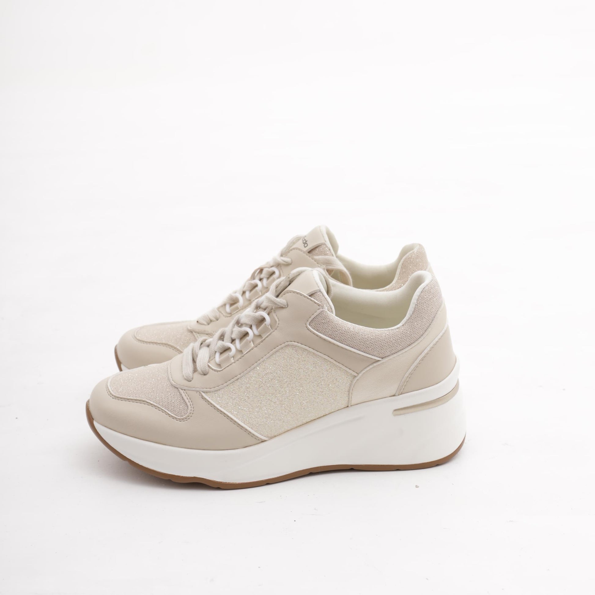 SNEAKERS ALTA SHINY BEIGE<BR/> 