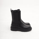 STIVALETTO ELASTICO E ZIP NERO 
