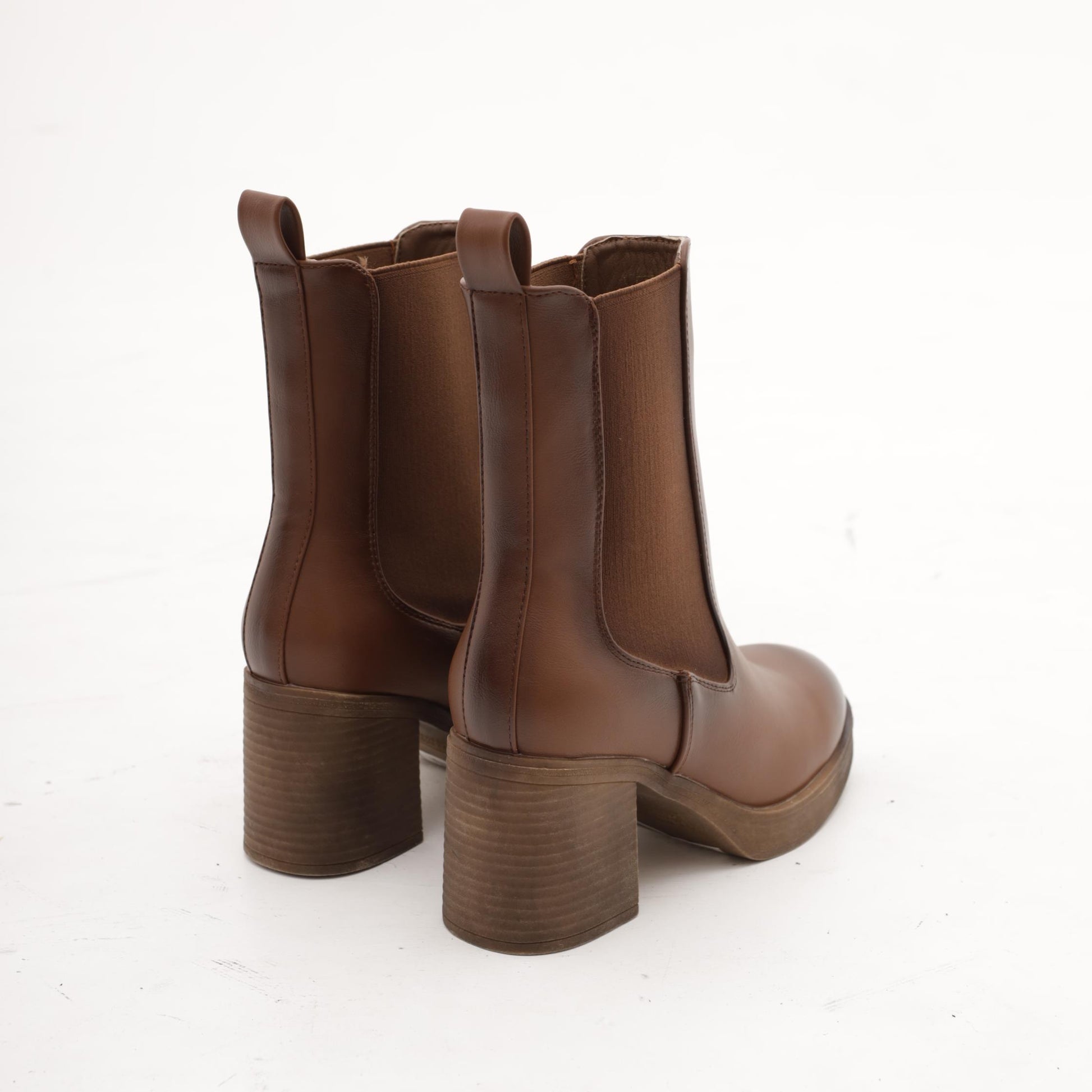 TRONCHETTO BASSO ELASTICI MARRONE MP749-1PUMR CHOCOLA