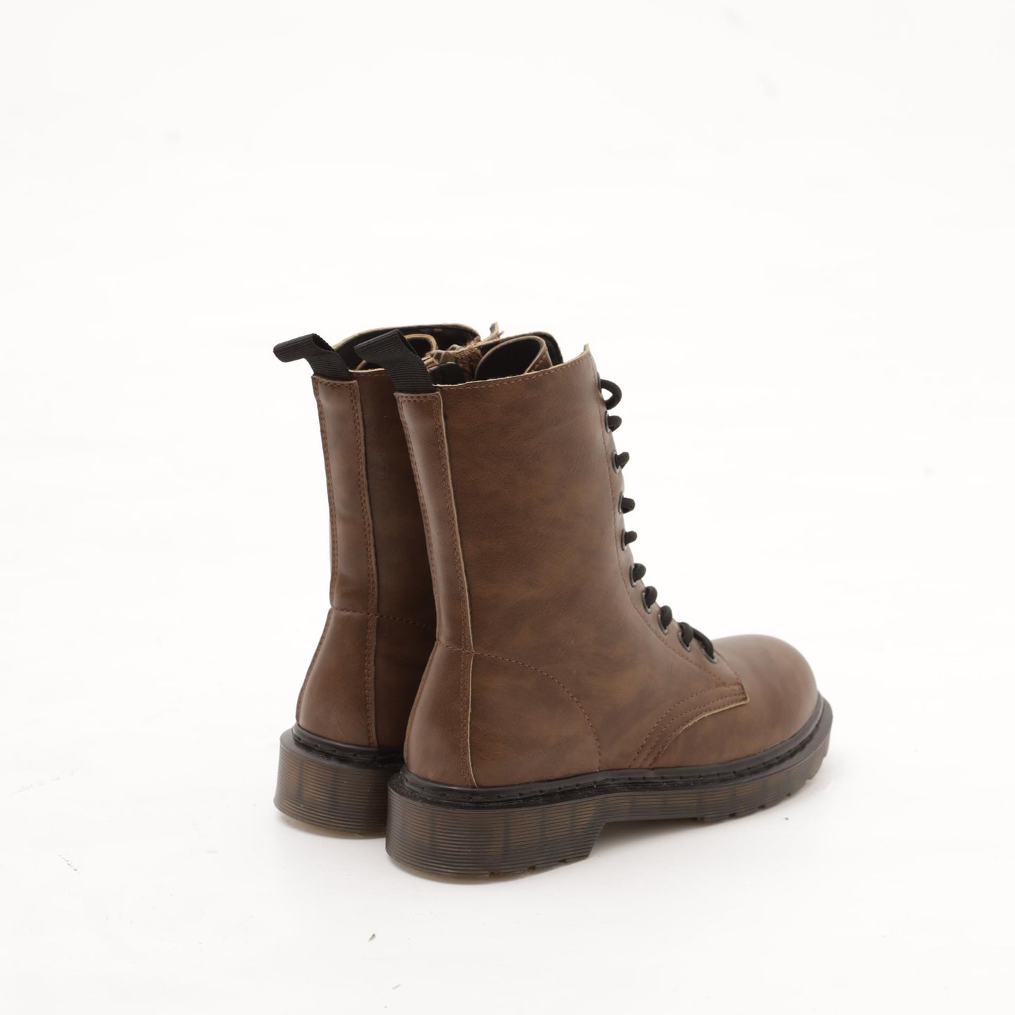ANFIBIO ALTO CON ZIP MARRONE 