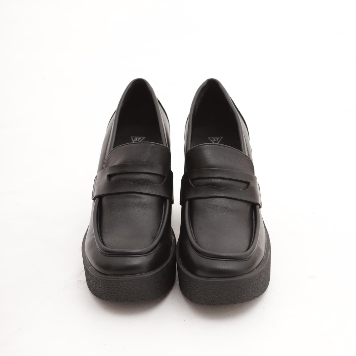 MOCASSINO CHUNKY LISCIO NERO 