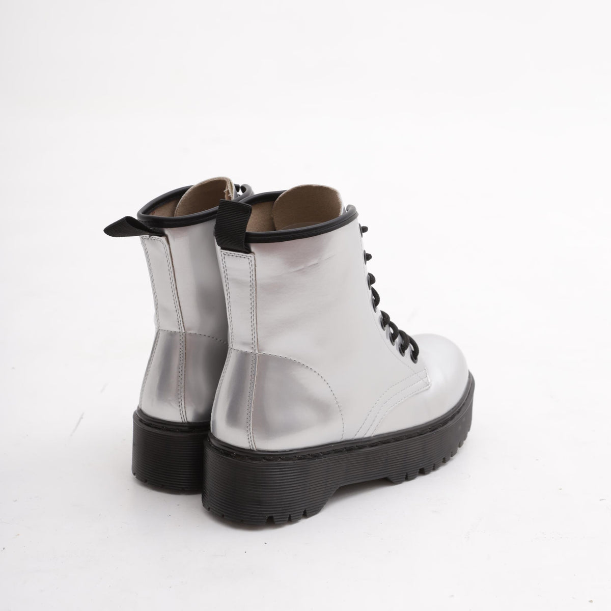 ANFIBIO 8 BUCHI PLATFORM ARGENTO 