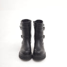 BIKER ZIP E FIBBIE NERO 