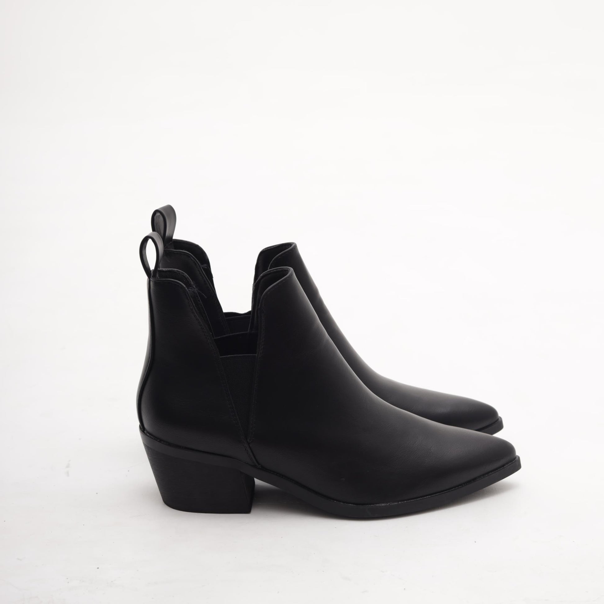TRONCHETTO TEXANO ELASTICI NERO 